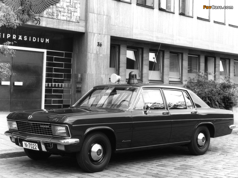Pictures of Opel Kapitän Polizei (B) 1969–70 (800 x 600)