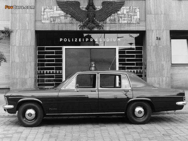 Opel Kapitän Polizei (B) 1969–70 wallpapers (640 x 480)