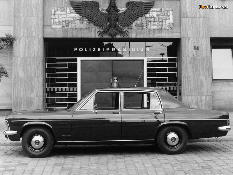 Opel Kapitän Polizei (B) 1969–70 wallpapers (800 x 600)