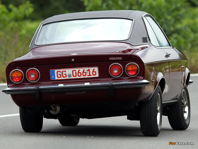 Opel Manta (A) 1970–75 photos (800 x 600)