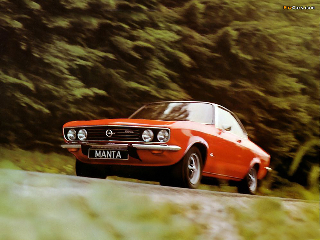 Opel Manta (A) 1970–75 photos (1024 x 768)