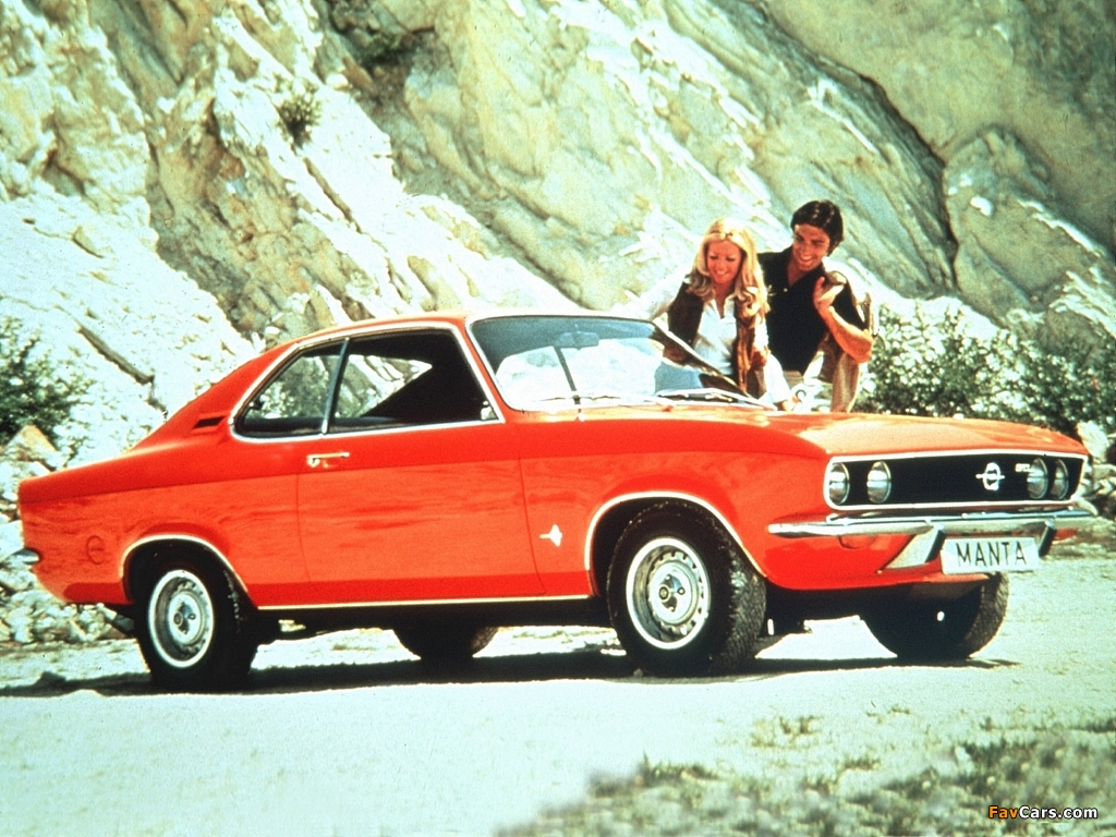 Opel Manta (A) 1970–75 photos (1024 x 768)