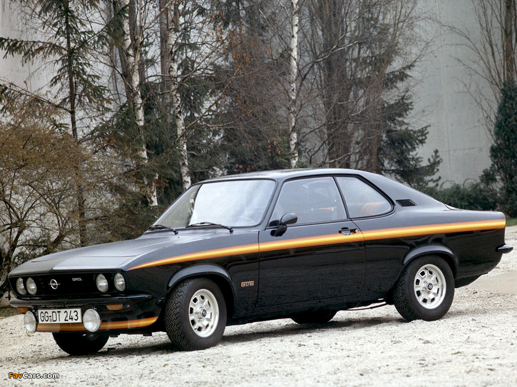 Opel Manta GT/E Black Magic (A) 1975 photos (1024 x 768)