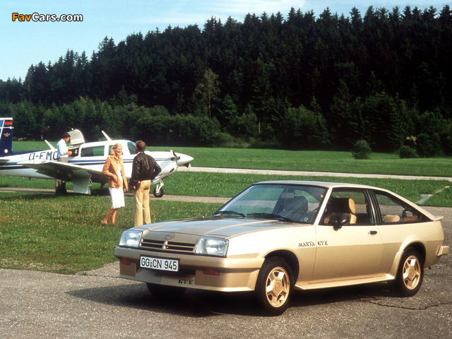 Opel Manta CC GT/E 1977–83 photos (640 x 480)