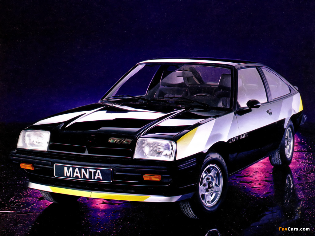 Opel Manta CC GT/E Manta Magic (B) 1981 wallpapers (1024 x 768)