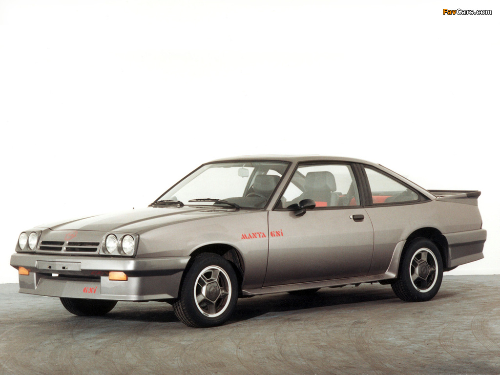 Opel Manta GSi (B) 1984–88 pictures (1024 x 768)