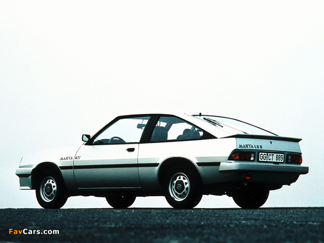 Pictures of Opel Manta CC GT (B) 1983–88 (640 x 480)
