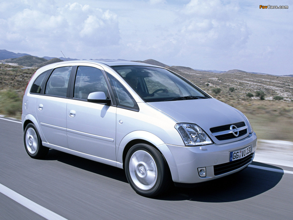 Images of Opel Meriva (A) 2003–06 (1024 x 768)