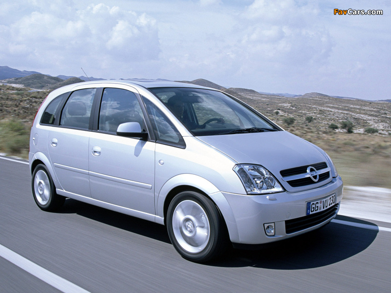 Images of Opel Meriva (A) 2003–06 (800 x 600)