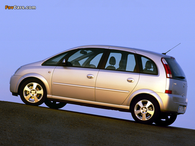 Images of Opel Meriva (A) 2003–06 (640 x 480)