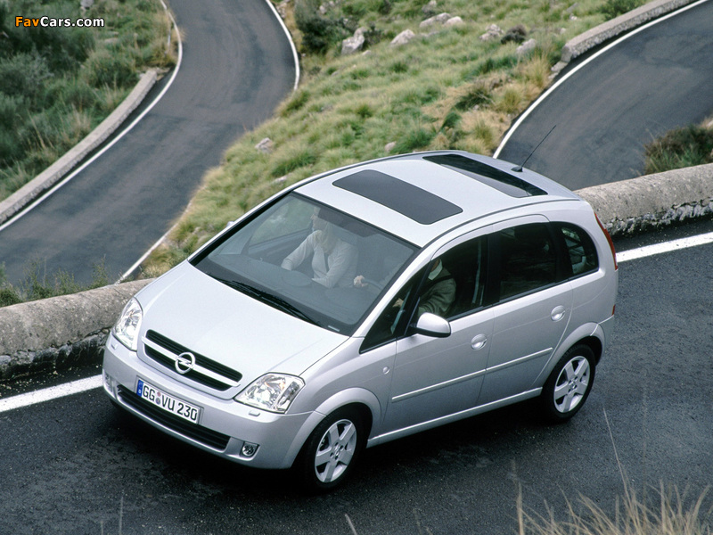 Images of Opel Meriva (A) 2003–06 (800 x 600)