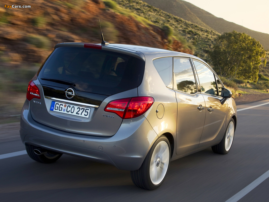 Images of Opel Meriva (B) 2010 (1024 x 768)