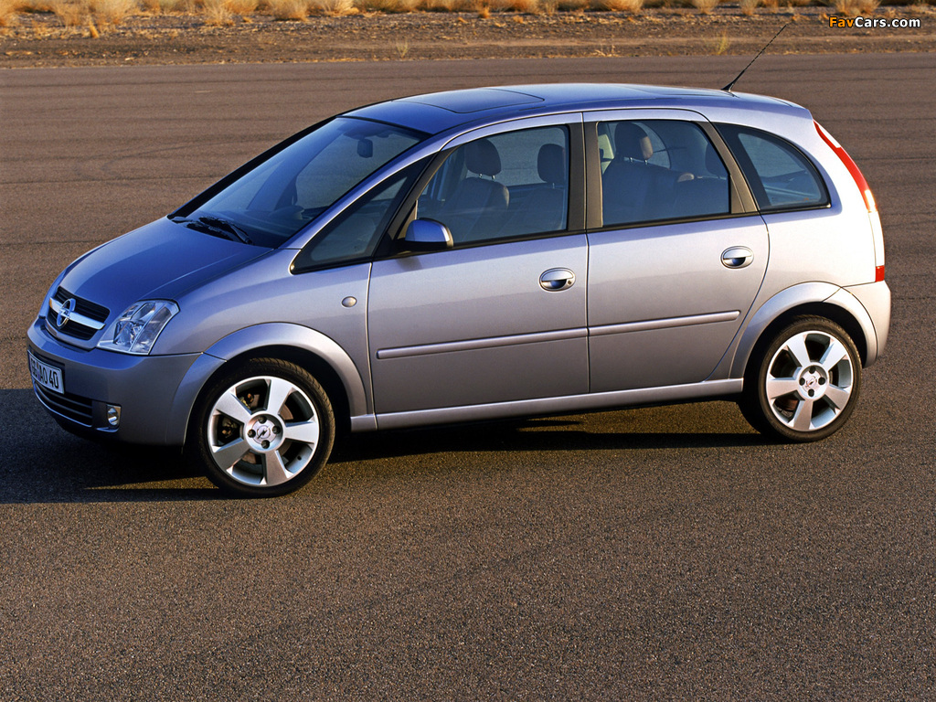 Opel Meriva (A) 2003–06 images (1024 x 768)