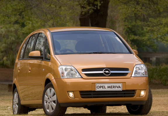 Opel Meriva ZA-spec (A) 2003–06 photos