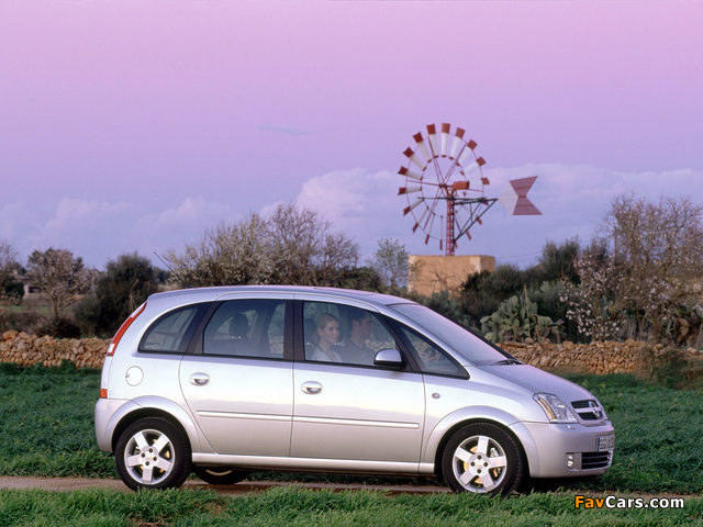 Opel Meriva (A) 2003–06 photos (640 x 480)