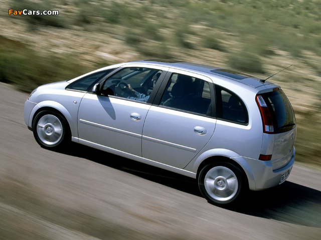 Opel Meriva (A) 2003–06 pictures (640 x 480)