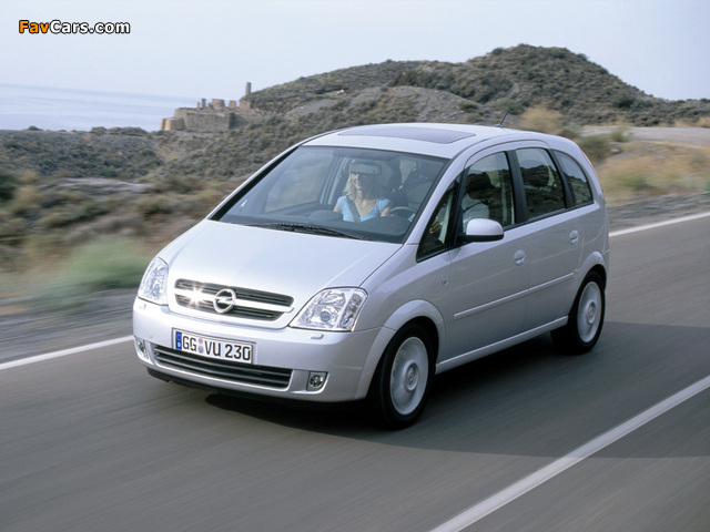 Opel Meriva (A) 2003–06 pictures (640 x 480)