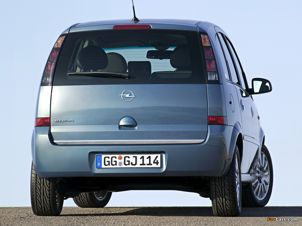 Opel Meriva (A) 2006–10 images (1024 x 768)