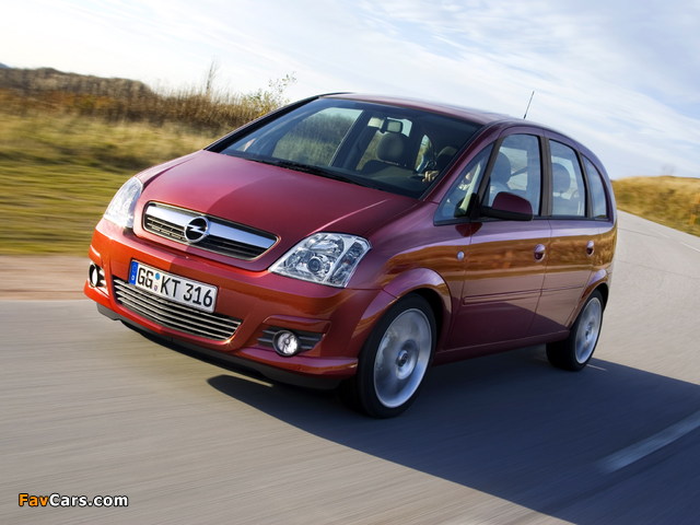 Opel Meriva (A) 2006–10 images (640 x 480)