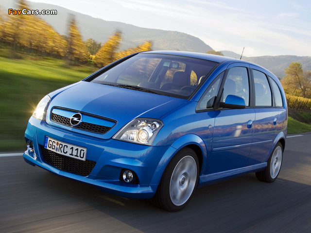 Opel Meriva OPC (A) 2006–10 images (640 x 480)