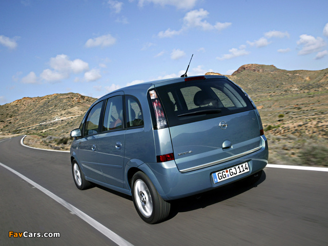 Opel Meriva (A) 2006–10 wallpapers (640 x 480)