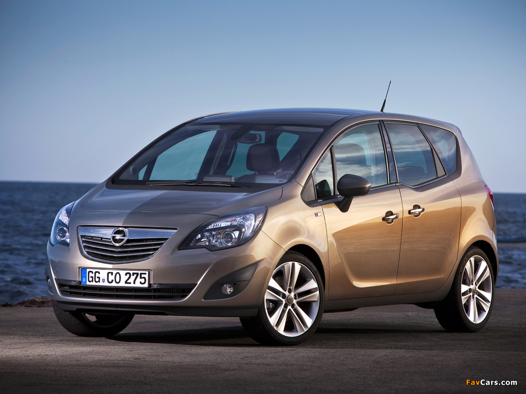 Opel Meriva (B) 2010 photos (1024 x 768)
