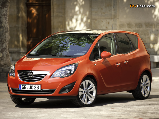 Opel Meriva (B) 2010–13 photos (640 x 480)