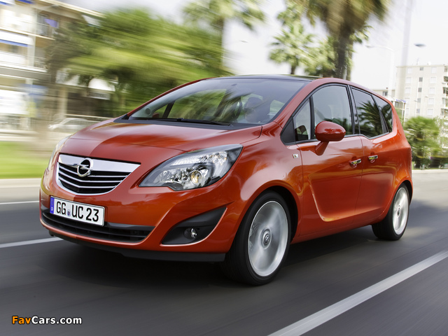 Opel Meriva (B) 2010–13 photos (640 x 480)