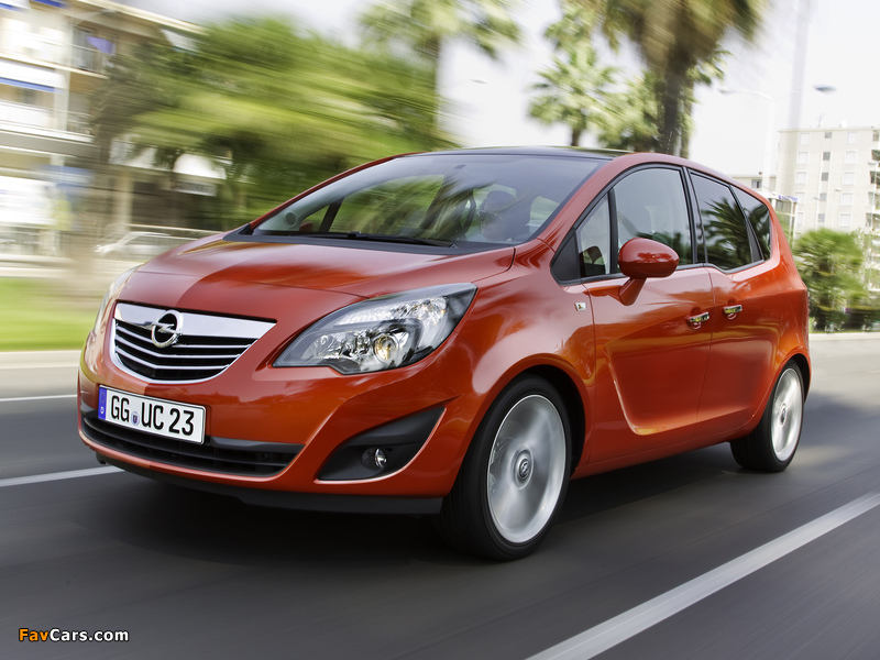 Opel Meriva (B) 2010–13 photos (800 x 600)