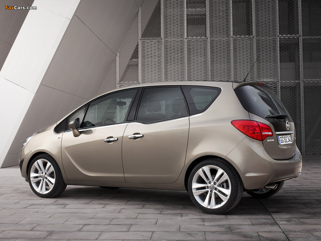 Opel Meriva (B) 2010 wallpapers (1024 x 768)