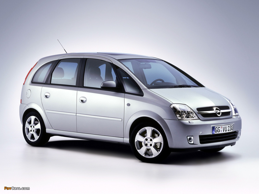 Opel Meriva (A) 2003–06 wallpapers (1024 x 768)