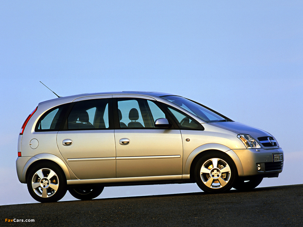 Opel Meriva (A) 2003–06 wallpapers (1024 x 768)