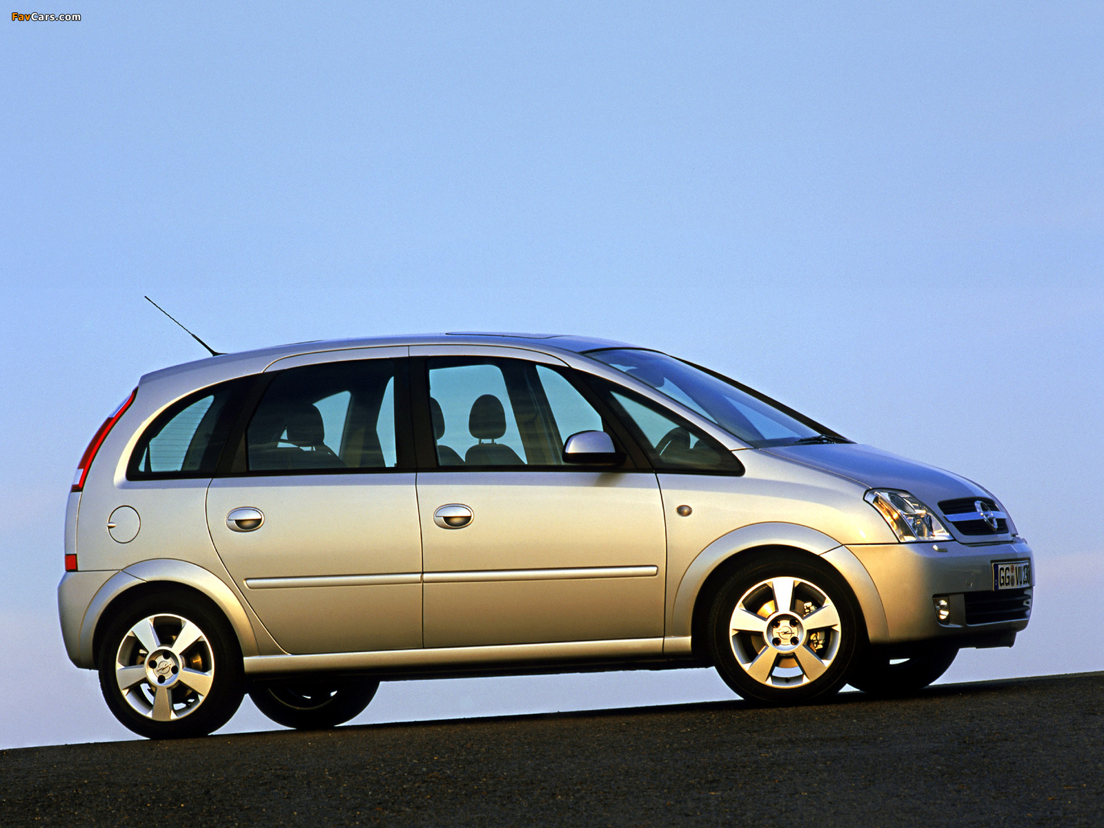Opel Meriva (A) 2003–06 wallpapers (1600 x 1200)