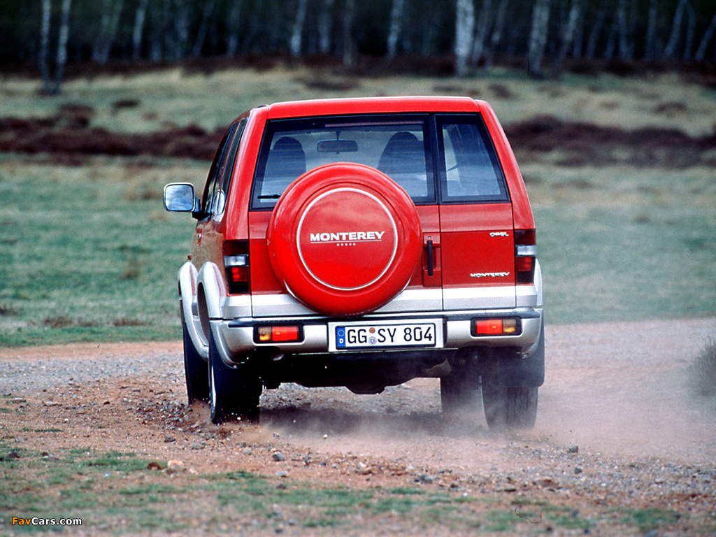 Opel Monterey RS 1998–99 wallpapers (1024 x 768)