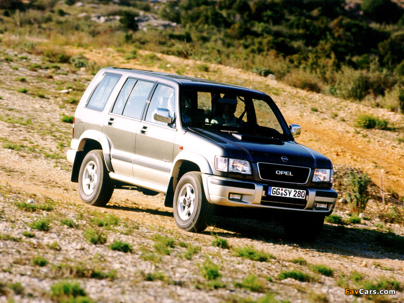 Photos of Opel Monterey 5-door 1998–99 (800 x 600)