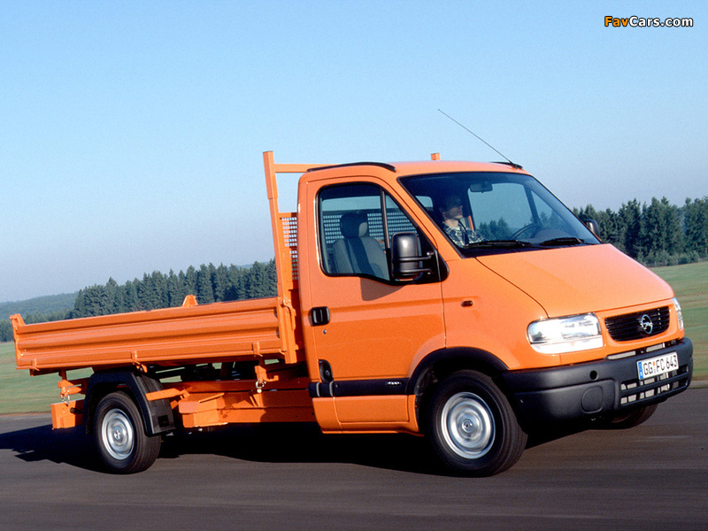 Opel Movano Pickup 1998–2003 images (800 x 600)