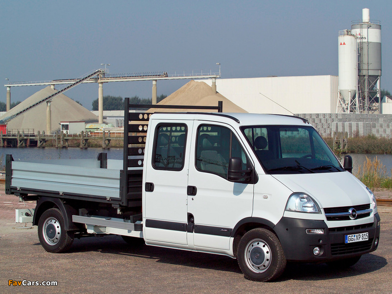 Opel Movano Double Cab Pickup 2003–10 images (800 x 600)