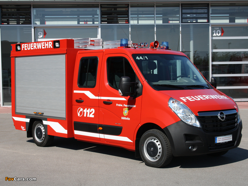 Opel Movano Double Cab Feuerwehr 2010 pictures (800 x 600)