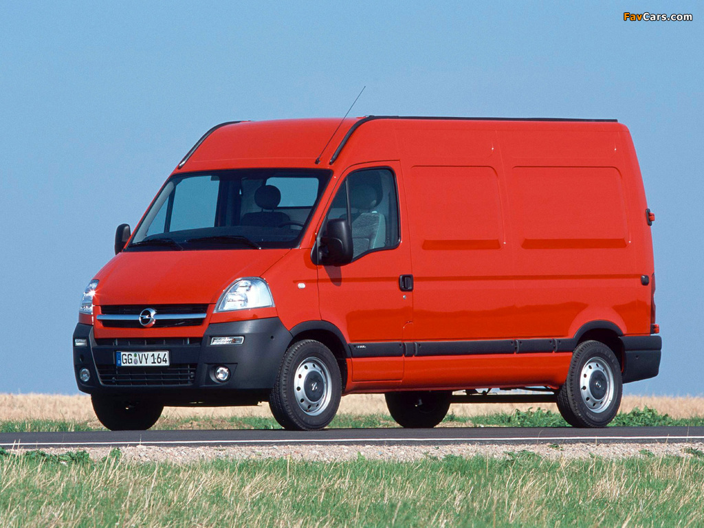 Photos of Opel Movano Van 2003–10 (1024 x 768)