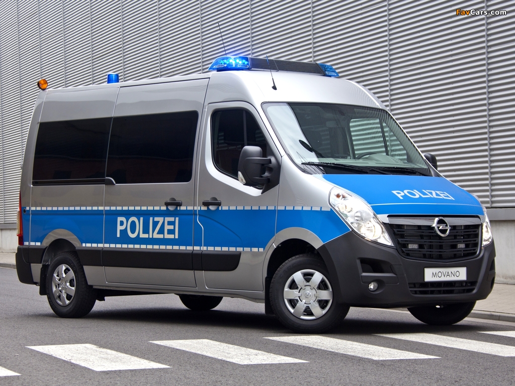 Photos of Opel Movano Polizei 2012 (1024 x 768)