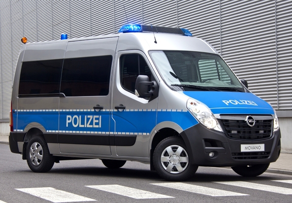 Photos of Opel Movano Polizei 2012