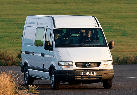 Pictures of Opel Movano Van 1998–2003