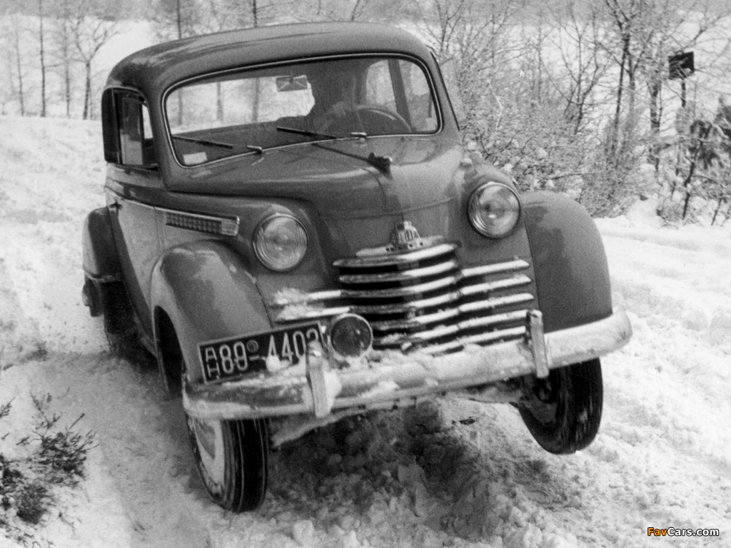 Opel Olympia 2-door Limousine 1950–53 photos (1024 x 768)