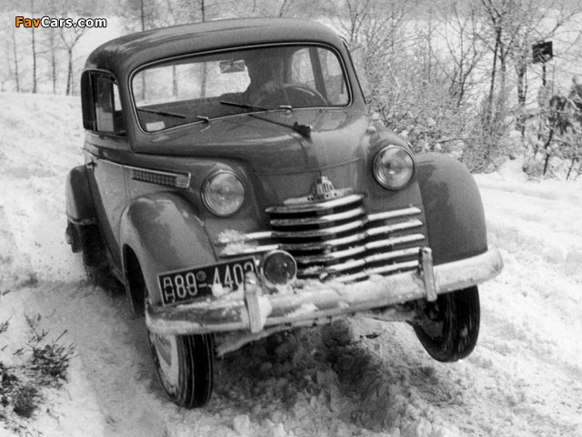 Opel Olympia 2-door Limousine 1950–53 photos (640 x 480)