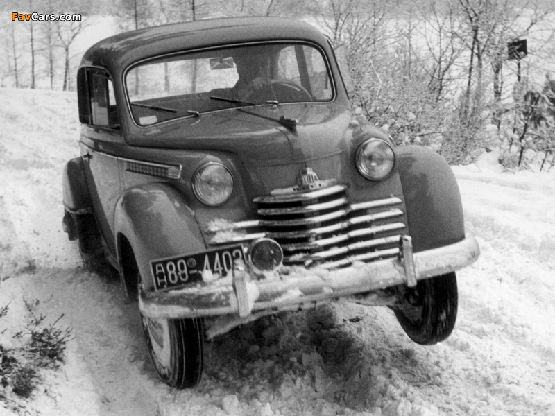 Opel Olympia 2-door Limousine 1950–53 photos (800 x 600)