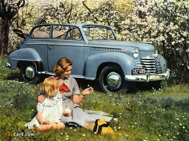 Opel Olympia Cabriolet 1950–53 pictures (640 x 480)