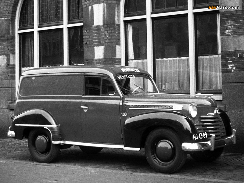 Opel Olympia Lieferwagen 1950–53 pictures (800 x 600)