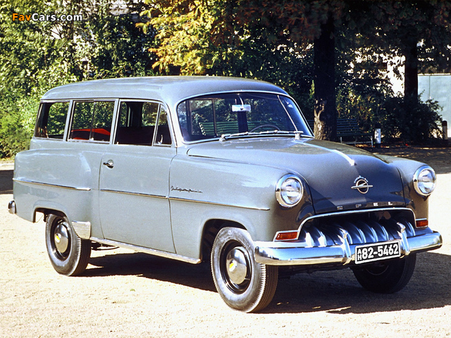 Opel Olympia Rekord Caravan 1953–57 images (640 x 480)