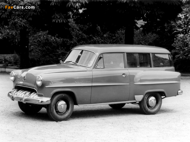 Opel Olympia Rekord Caravan 1953–57 pictures (640 x 480)