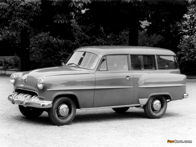 Opel Olympia Rekord Caravan 1953–57 pictures (800 x 600)